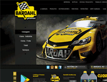 Tablet Screenshot of bardahl.com.br